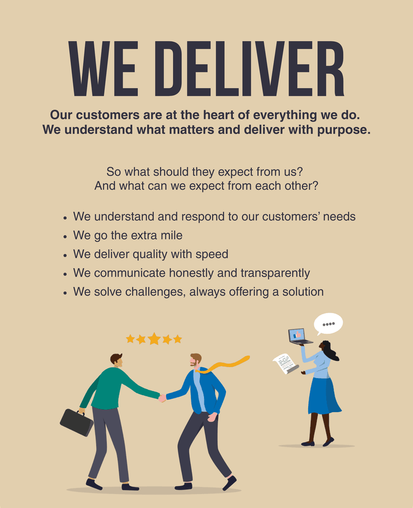 We Deliver